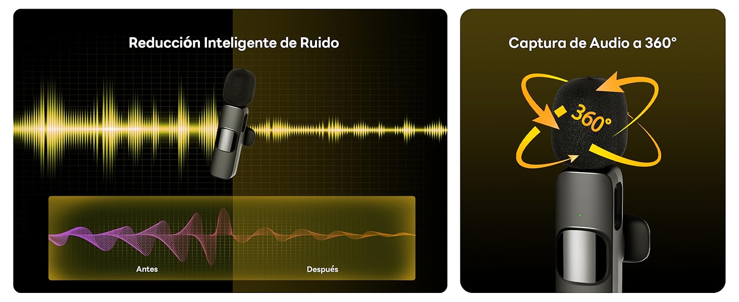 Portátil Micrófono para Grabación de Video