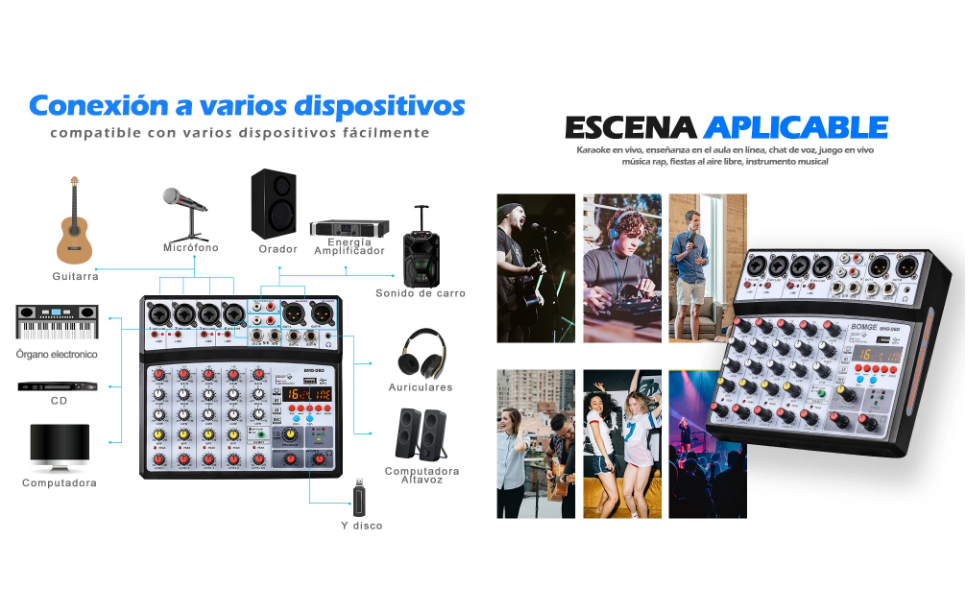 BOMGE AUDIO MIXER