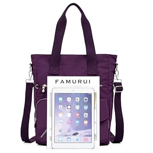 Lo suficientemente grande como para guardar tu ipad y libros.