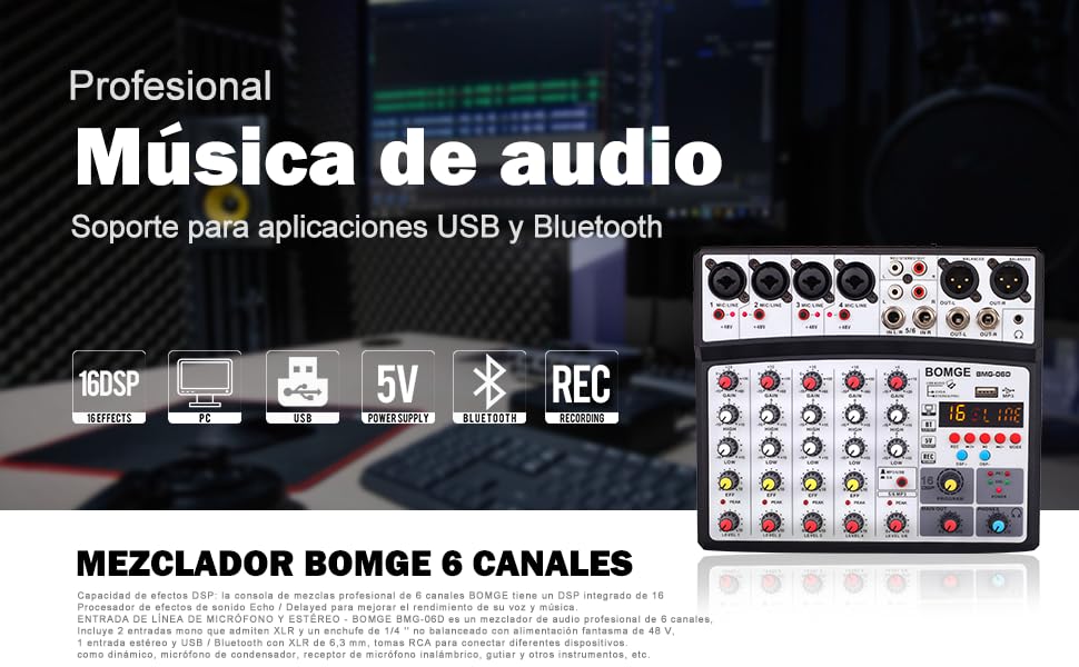 BOMGE AUDIO MIXER