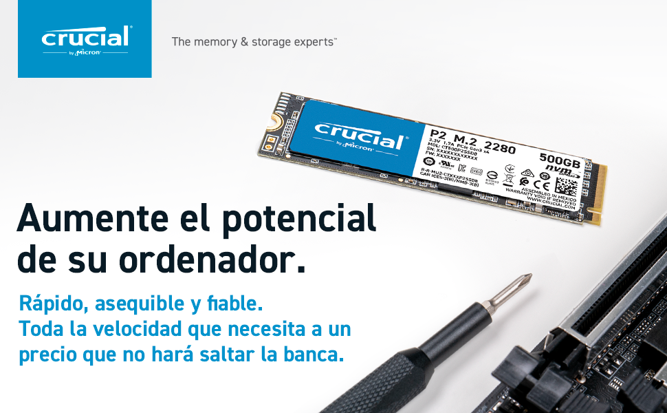 Crucial P2 SSD