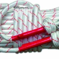 Cuerda de Escalada Auxiliar Exterior Cable de Acero Cuerda de Seguridad de Alta Resistencia Cuerda de Rescate de Nylon Trenzado Arnés Anticaídas Ø10MM/Ø12MM/Ø16MM, Longitud20M/40M (Ø10MM*Longitud20M)