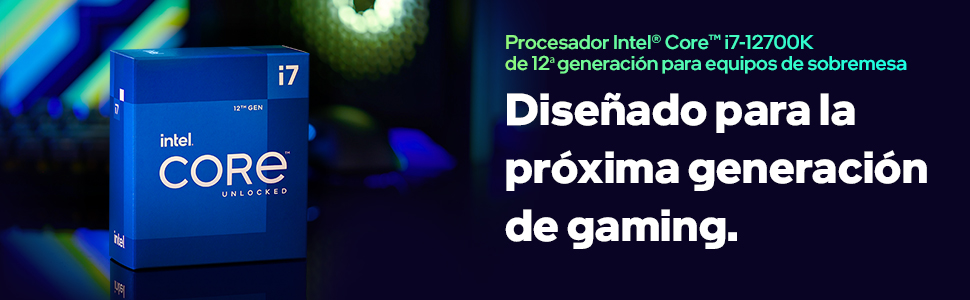 Procesadores Intel Core i7-12700K de 12 generación para equipos de sobremesa