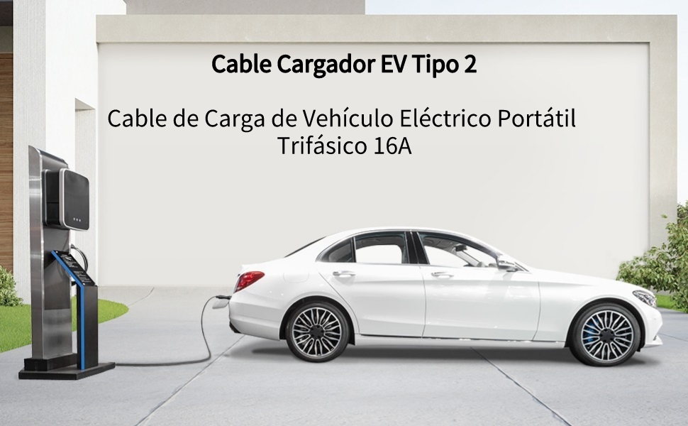 EV Tipo 2 Cable de Cargador
