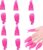 10 Piezas Pinzas Uñas Quitaesmalte Clip ​Removedor Pinzas Manicura Semipermanente Acrylic Nail Art Soak Off Clip Cap UV Gel, Herramienta de Removedor de Esmalte de Uñas