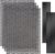 [Paquete de 4] 400 x 300 mm DIY PC Case Dust Filter, 1,2 mm Hole, PVC Dustproof Mesh Filter Cover with Magnetic Strip for Computer PC Case