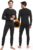 Homord Ropa Termica Hombre Frio, Conjunto Ropa Interior térmica Invierno – Transpirable Manga Larga Camisetas Termicas y Mallas Termicas, Termica Ropa Interior para esquí,Moto,Deportiva,Nieve