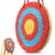 VEVOR Objetivo de Tiro con Arco de 50,8 cm Objetivo de Paja Tradicional Hecho a Mano Portátil Espesor de 2,5″ de 3 Capas Accesorio para Entrenamiento de Tiro con Arco al Aire Libre, Arcos y Ballestas