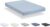 Todocama – Sábana Bajera Ajustable de Microfibra cepillada Extra Suave. (Cama 80 x 190/200cm, Azul Claro)