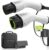 SYNCWIRE Cable Tipo 2 7.2kW 5m 32A Monofásico, Mode 3 EV Cable de Carga Tipo 2 a Tipo 2 para EV & PHEV para Model S/X/Y/3, ID.3, ID.4, ID.5, E-Tron, e-208, I4, IX1, Kona, XC40, ENYAQ, Zoe, etc