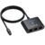 CAMWAY Splitter Optico 3 Salidas Divisor de Audio Digital, Compatible con STB Xbox VHS VCR Blue-Ray DVD HDTV Amplificador para Uso Doméstico y de Entretenimiento