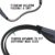 MP3 y Bluetooth 2 en 1 Auriculares de conducción ósea para natación, Nivel IPX8 bajo el Agua 3 Metros a Prueba de Agua, 8 Horas de Juego con 16 GB de Memoria