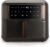 CREATE/FRYER AIR DUAL/Freidora sin aceite 10 L con separador negro/Capacidad 7-8 raciones, Panel de control táctil multifunción, Con divisor de alimentos, 10 programas preinstalados, 2400W