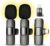 Micrófono inalámbrico para iPhone, iPad, Android, micrófono de Solapa para grabación de vídeo – 2 Pack iPhone Mic Crystal Clear Recording con USB-C para micrófono Podcast, ASMR, TikTok.