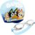 Bluey Gorro Piscina y Gafas Buceo Set para Niño con Protección Antiempañante UV