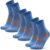 DANISH ENDURANCE Calcetines Deporte Hombre y Mujer, Media Caña, Pack de 3 y 5 – Calcetines Hombre, Ropa Deportiva, Padel, Running, Gym, Crossfit