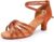 Rosefinch Zapatos de Danza Latina para Mujer Negro Profesional Zapatos de Baile de salón de Fiesta de Salsa de Baile práctica de Rendimiento Zapatos tamaño