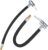 2 Piezas Adaptador de Manguera de Inflado de Neumáticos, 35cm Motocicleta Coche Trenzado Flexible Clip en Neumático Bomba Adaptador Manguera Aire Herramienta