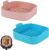 2 Piezas Molde Cuadrada Silicona Freidora de Aire, Olla de Silicona para Freidora de Aire, Freidora Aire Reutilizables y Antiadherentes, Olla de Silicona para Freidora de Aire,horno Microondas