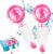 2 rodillos faciales de hielo facial, masajeador facial, globos de hielo faciales, para tratamiento facial con hielo, reduce la hinchazón, tonifica la piel, mejora la circulación sanguínea (rosa)
