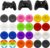 24 Piezas Joystick Thumbstick Grips,Funda Mando PS4,Cubiertas de Agarre para Mando de Silicona,Mando Cubierta Protectora de Apretones para Xbox One Series X/S, PS4, PS5,Controlador Accesorios