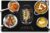 AMZCHEF Placa de vitrocerámica 5 zonas, vitrocerámica 77cm con 9 niveles de potencia, triple y zona de asado, desconexión automática, bloqueo de seguridad, función temporizador, 7295W