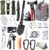 AuRiver Kit de Supervivencia, Equipo de Emergencia, Kit Supervivencia con Hacha de Martillo Multifuncional, Kit de Emergencia para Viajar Caminar Acampar al Aire Montaña (Camuflaje)