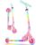BELEEV V2 Patinete de 2 Ruedas para Niño Niña 3-12 Años, Plegable Patinete Infantil con LED Luces Ruedas & Stem & Deck, 3 Altura Ajustable, Scooter Patinete Ligero con Marco Resistente