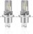 Bombillas H4 LED Coche Faro 6500k Blanco LED Lámparas,Reemplazo De Luz Halógena y Faros De Xenón (2 bombillas)