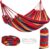 BRAMBLE – Hamaca Portátil con Bolsa de Transporte para 1 Persona, 270x150cm (150kg) – Tejido Denso, Transpirable y Duradero – Multicolor