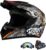Casco Motocross Casco Dot Casco Offroad ATV Casco Dirt Bike Unisex Joven Casco de Moto con Guantes Gafas