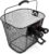Cesta Bici Montaje Manillar 32,5x24x26,5cm Extraíble Desmontable Negro Bicicleta Citybike Accesorios