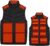 Chaleco Calefactable Hombre Mujer,Talla Grande Chaleco Calefactable con 3 Niveles de Temperatura 15 Zonas de Calentamiento Lavable Térmico Chaqueta para Al Aire Libre Moto Senderismo Camping