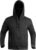 Chaqueta de moto con capucha Kevlar para hombre, de forro polar, color negro, con protección CE, máxima comodidad y seguridad para los ciclistas