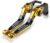 Componentes De Motocicletas Palancas De Embrague De Freno Ajustables Plegables Extensibles para Motocicleta para Moto Guzzi V7 para Racer 2011-2015(Black-Gold)
