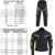 Conjunto combinado de motocicleta, chaqueta de moto de 2 piezas y pantalón de moto, traje impermeable combinado de textiles Cordura