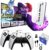 Consola de Juegos Retro, Game Stick 21.000+ Juegos Clásicos, Plug & Play HDMI, Consola Portáti 2 Mandos Inalámbricos, Niños y Adultos (Edición Up+)
