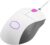 Cooler Master MM730 RGB-LED Ratón Ultraligero para Gaming con Cable 48g – Sensor Óptico 16K DPI PMW3389, Switches Ópticos 70 Millones de Clics, MasterPlus+ (32K DPI, Solo PC), Ergonómico – Blanco Mate