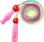 Cuerda de saltar arcoíris para niños, cuerdas de saltar ajustables para niños, cuerda de saltar con mango de madera para niñas/niños, cuerda de saltar de ejercicio para niños
