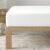 Degrees home – Collection – Sábana Bajera 150 x 190 x 33- Ajustable – Microfibra de poliéster cepillada – Blanco