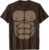 Disfraz de Gorila Pecho de Mono Vientre de Mono Hombres de Camiseta