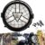 DREAMIZER Faro Moto Led Homologado Universal 6.8 Pulgadas Retro Rejilla Metal Faro Moto Compatible para motocicletas, bicicletas, cruceros, métricas, cafeterías, carreras, aplicación personalizada