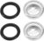 ECSiNG 2 miras de freno de motocicleta de cristal, lente de visión de 12 mm, depósito de cilindro, espejo de freno, bomba de freno transparente para motocicleta, moto de cross