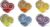 Excelsa – Juego de vajilla de 18 piezas – Línea Etno – Material porcelana – Multicolor