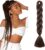 Extensiones de pelo trenzado en 4 tonos, degradado, trenzas extra grandes, extensiones trenzadas de pelo de gran tamaño, para trenzado enroscado, de 60 cm, 1 paquete
