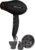 GAMMA+ Secador de Pelo Profesional X-Hybrid Compact | Secador Ligero y Compacto para el Cabello | Tecnología Iónica | Rejilla con Revestimiento de Turmalina | 1800-2100W (Negro)