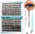 GEMERRY Kit Pestañas Postizas Individuales DIY Kit De Extensión De Pestañas Individuales con 30D/40D 10-18mm Pestañas Pelo a Pelo y Pegamento Pinzas Extension Pestañas Kit(30D+40D-0.07D-10-18mm-Set)