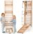 Goodevas – Juego de juegos de escalada de madera de interior para niños pequeños y de 1 a 7 años de edad – Escalera sueca para juegos de interior
