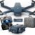 GPS Motor sin Escobilla Dron con 2 Cámara,Cámara Ajustable Eléctricamente HD 4K Drone para Adultos y Principiantes,5G WiFi Transmisión,Posicionamiento Optico,Plegable Quadcopter con Modo sin cabeza