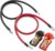 GTIWUNG 2Pcs 70cm Cables de Batería 13mm² 6AWG, Cable Arranque Bateria Coche con Terminales Cables de Inversor de Potencia Cobre para Camión, Motocicleta, RV, Solar, Marino (Rojo y Negro)